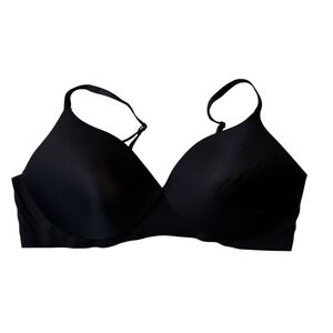 Eby Bra 38C Women's Black‎ Pain-Free T-Shirt Bra 3D Precision Bra Wireless